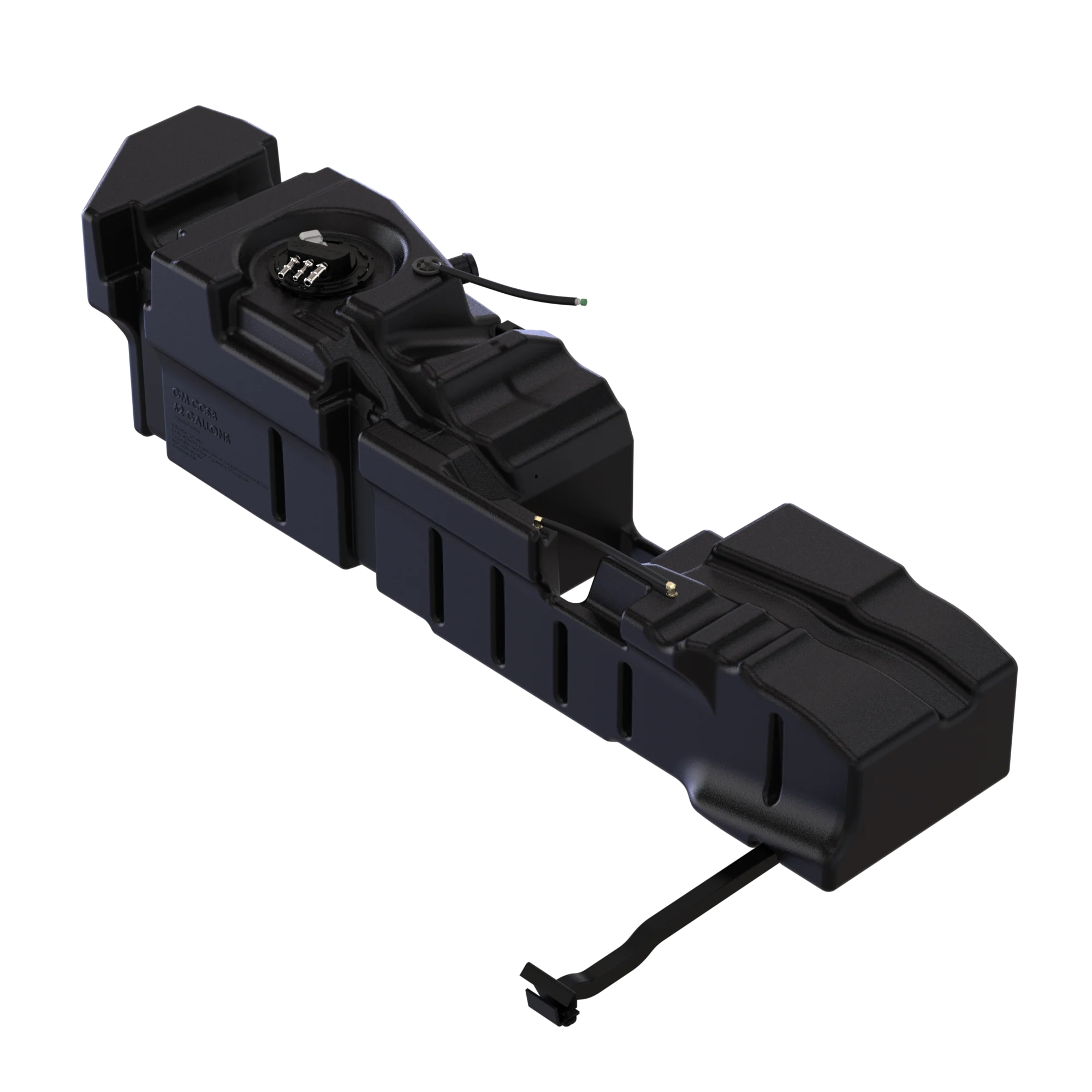 S&B 62 Gallon Fuel Tank for 2004-2010 GM Duramax 6.6L LLY, LBZ, LMM Crew Cab Short Bed
