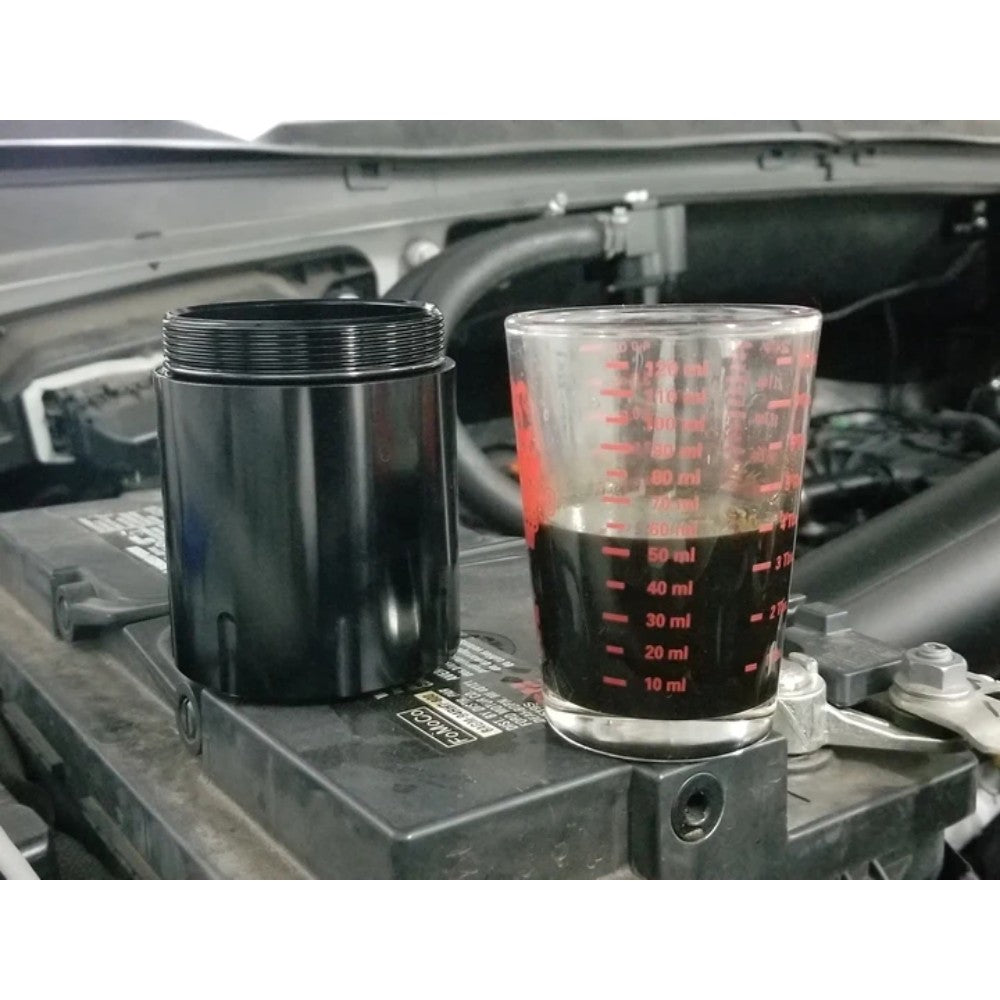 Dual Oil Catch Can for 2015-Present Ford F150 3.5L, 2.7L & Gen2 Raptor 3.5L - Burger Motorsports