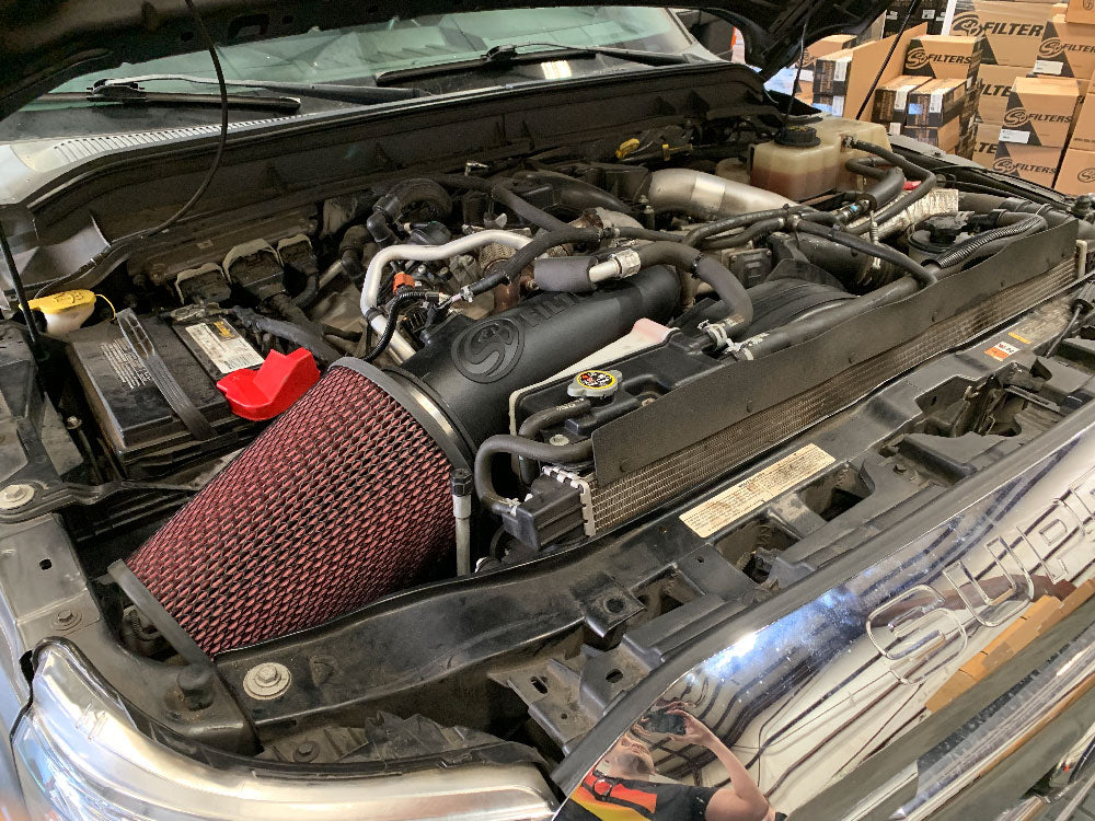 S&B 2011-2016 F250 & F350 Ford Powerstroke 6.7L Open Cold Air Intake