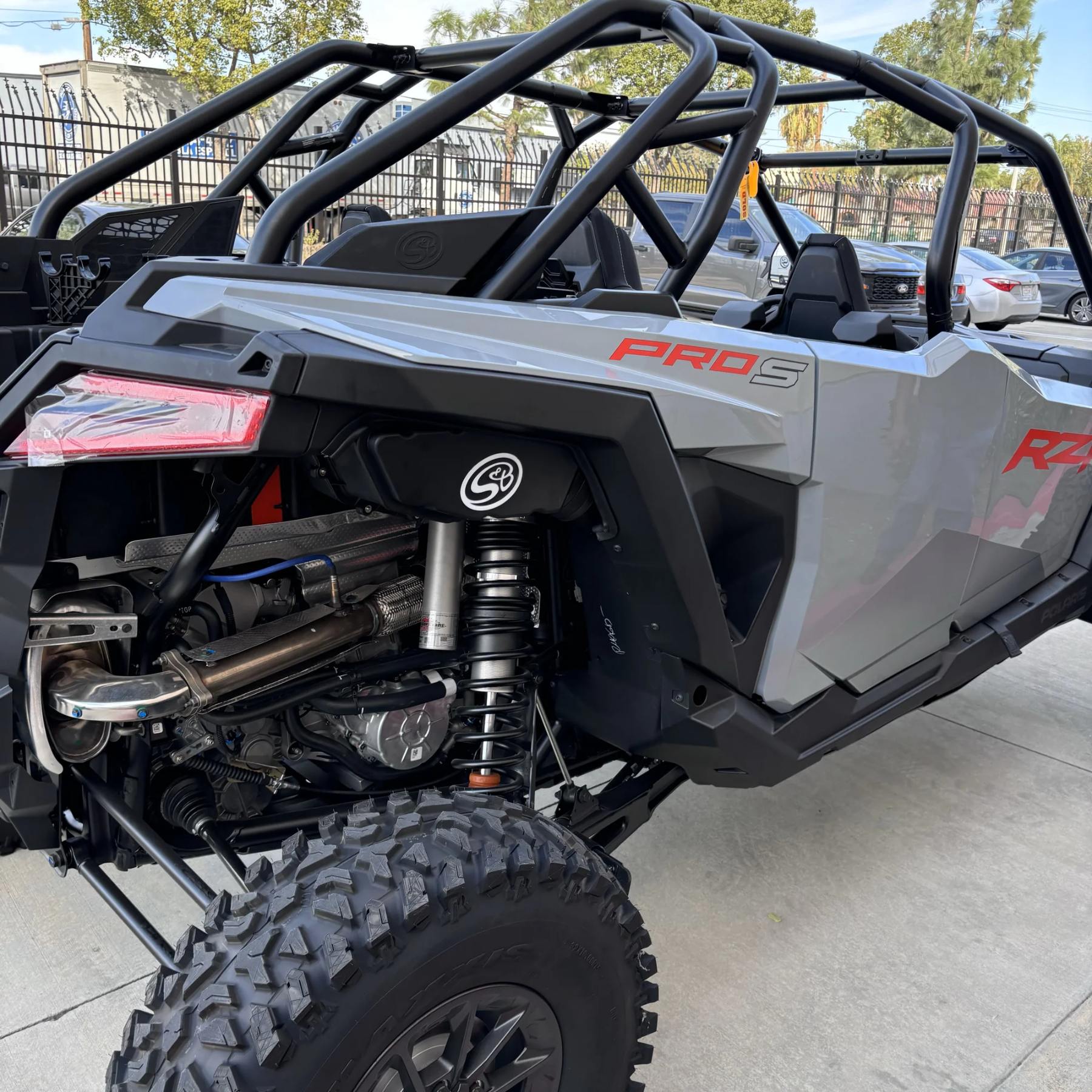S&B Particle Separator for 2022-2024 Polaris Turbo R, 2020-2025 RZR Pro XP, 2025 RZR Pro S (Wheel Well Mounted)
