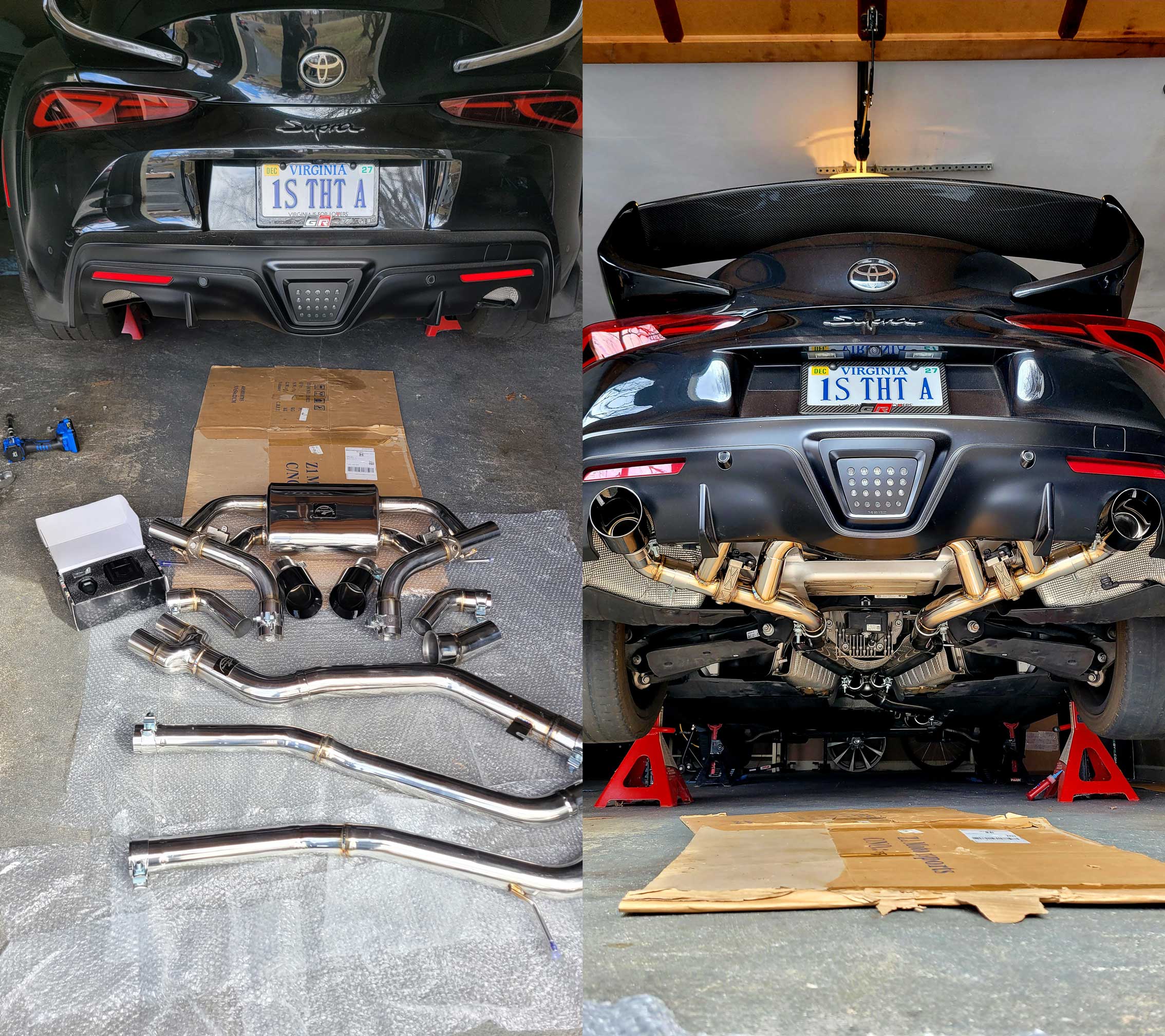 B58 Supra Full Valved Exhaust - 2020+ Toyota Supra MKV A90 A91 3.0L