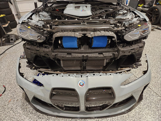 Front Mount S58 Silicone Air Intake - BMW M2, M3, M4, X3M, X4M