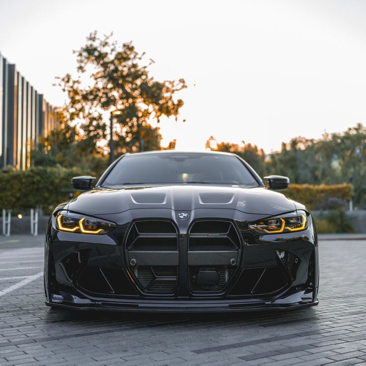 V Style Front Lip For BMW G80 M3, G82 M4, G83 M4 - Carbon Fiber