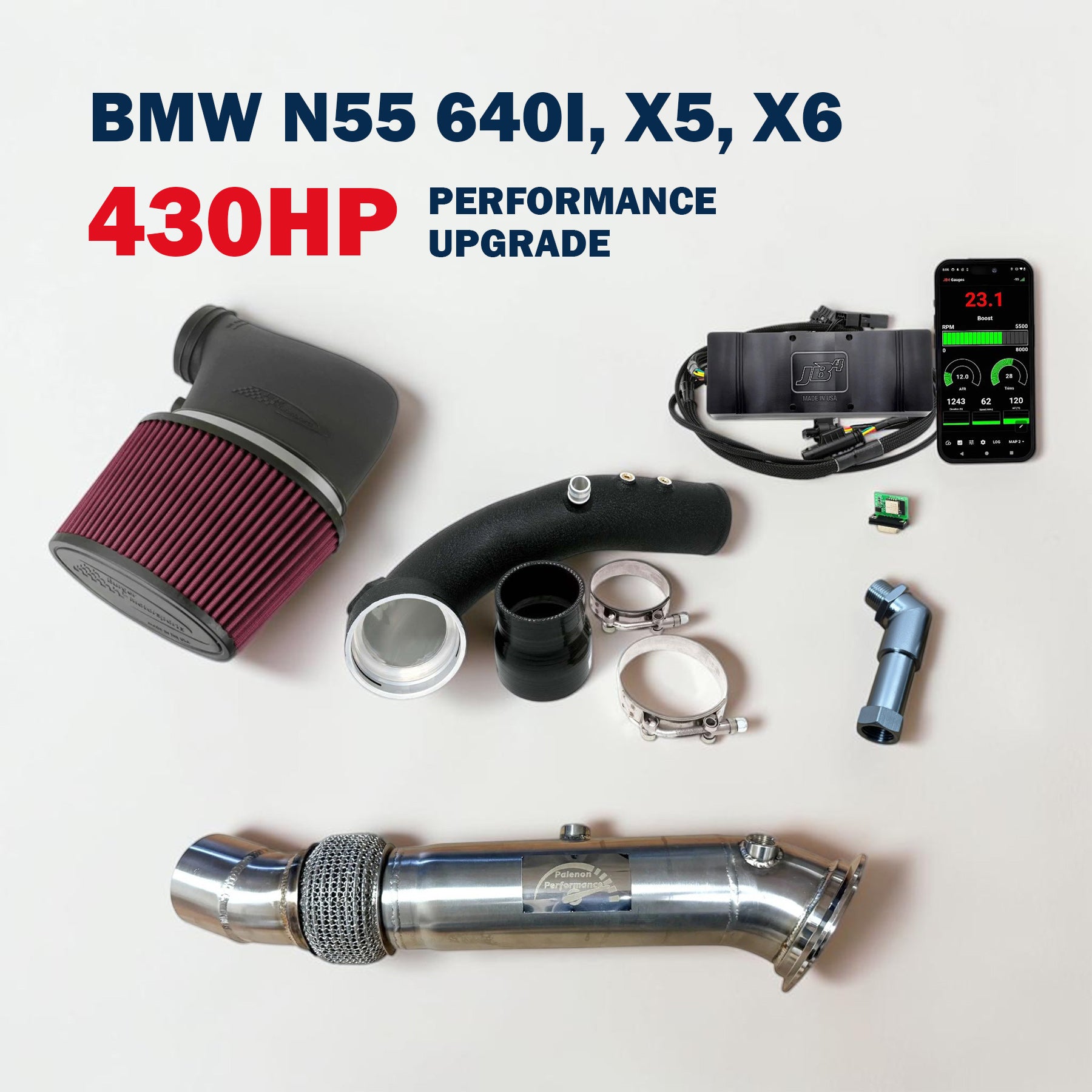 430HP Performance Upgrade For N55 BMW 535i, 640i, 740i, X5, X6 (F Chassis)
