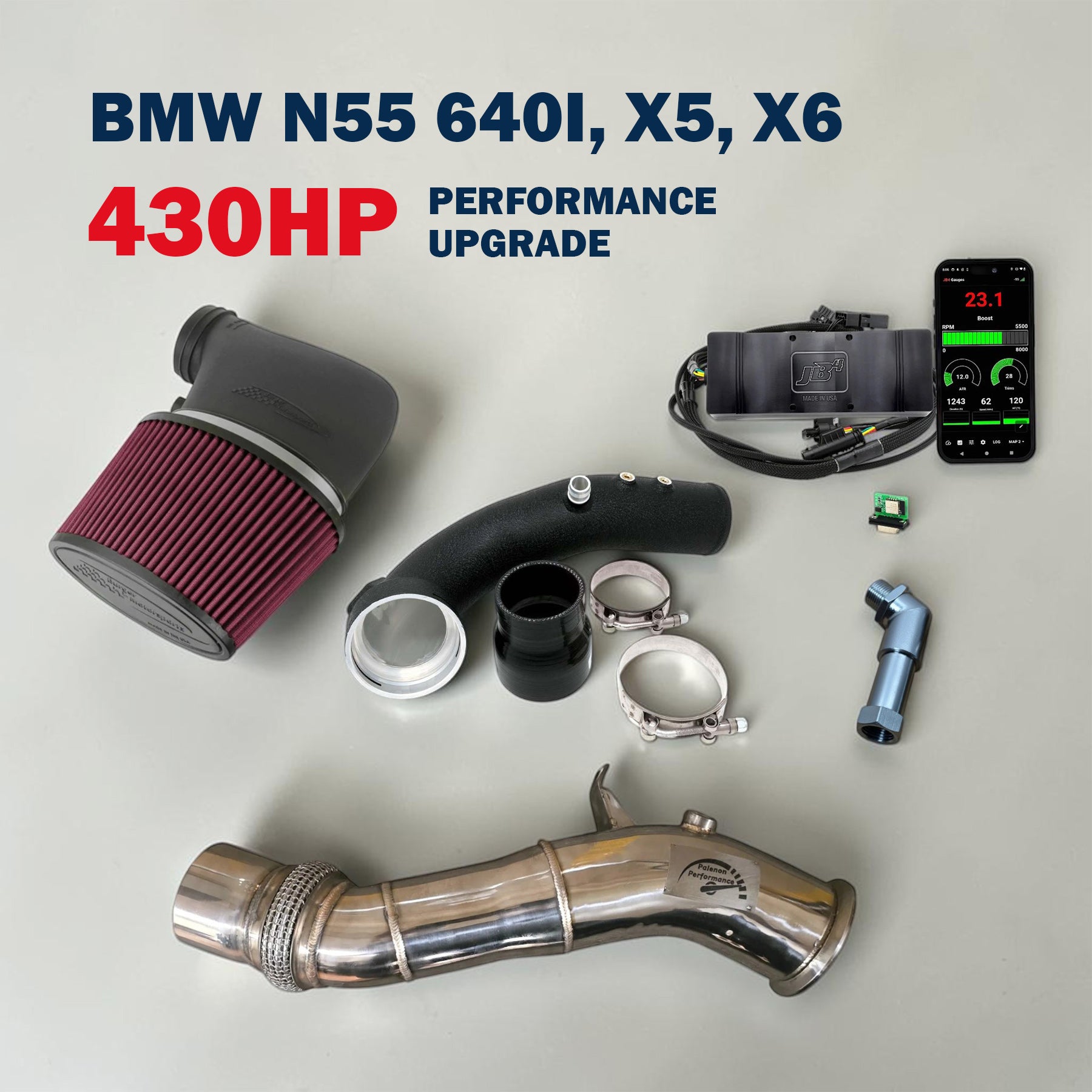 430HP Performance Upgrade For N55 BMW 535i, 640i, 740i, X5, X6 (F Chassis)