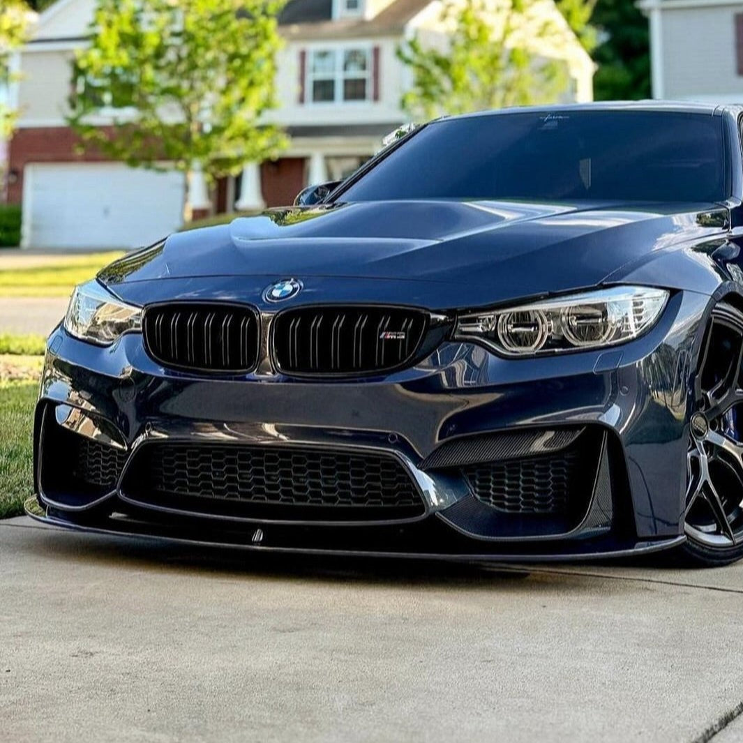 MP Style Front Lip For BMW F80 M3 & F82 M4, F83 M4 - Premium Carbon Fiber