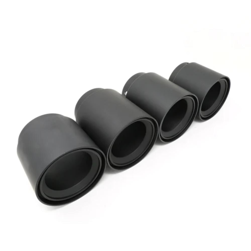 Matte Black Billet Exhaust Tips for 2018+ Aston Martin Vantage - Burger Motorsports