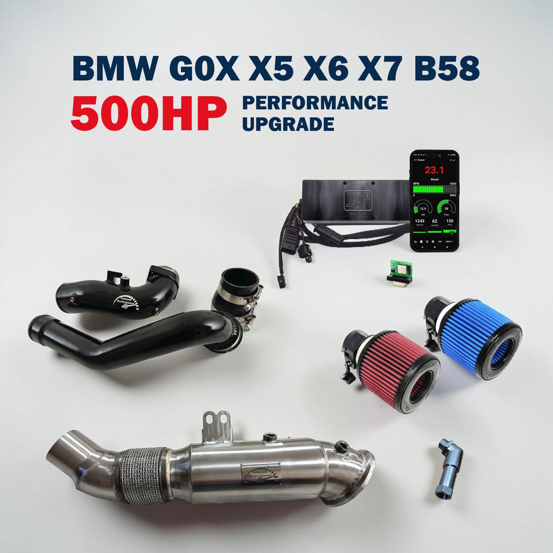 500HP Performance Upgrade For 2018-2022 B58 BMW G05 X5, G06 X6, G07 X7 40i | Palenon Performance