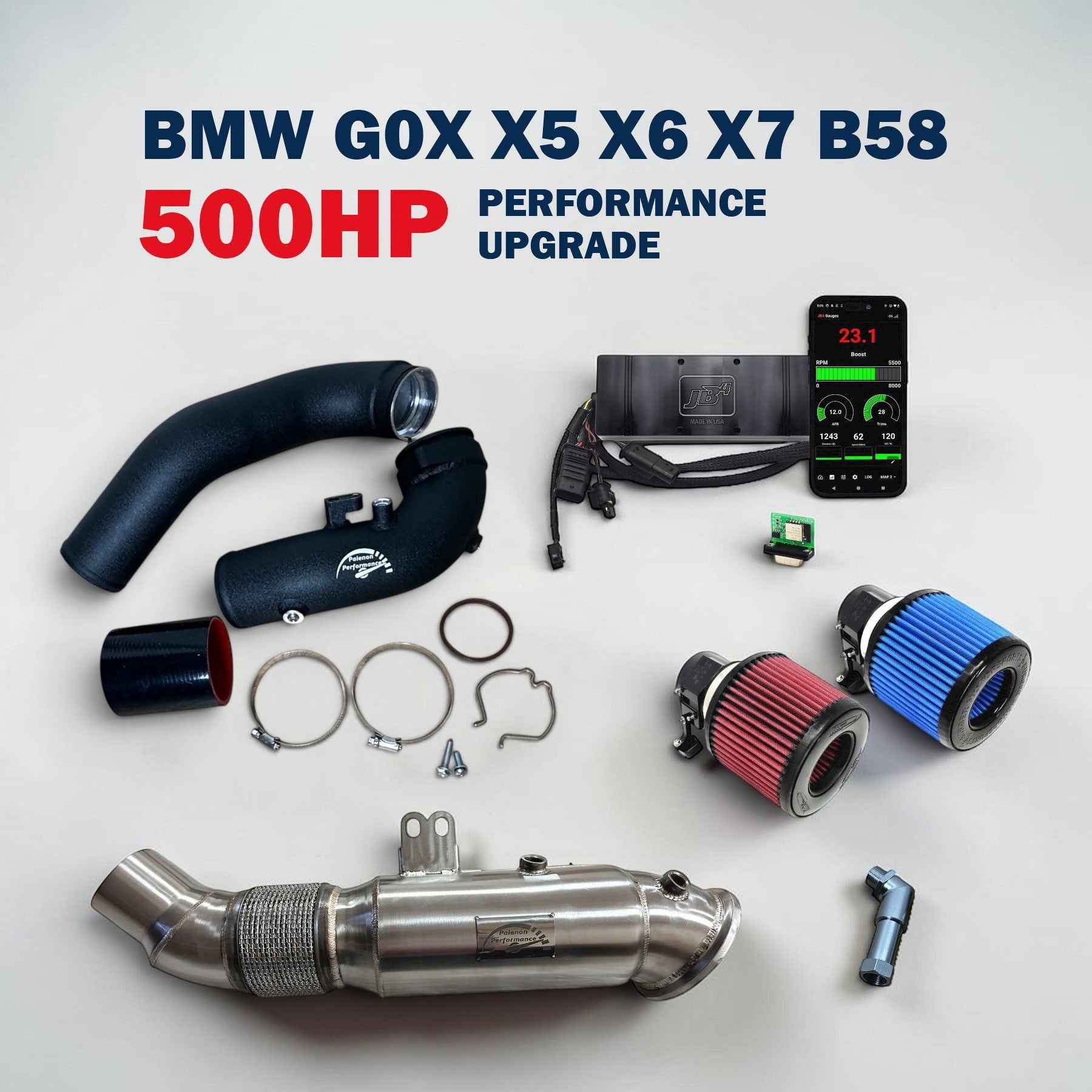 500HP Performance Upgrade For 2018-2023 B58 BMW G05 X5, G06 X6, G07 X7 40i | Palenon Performance