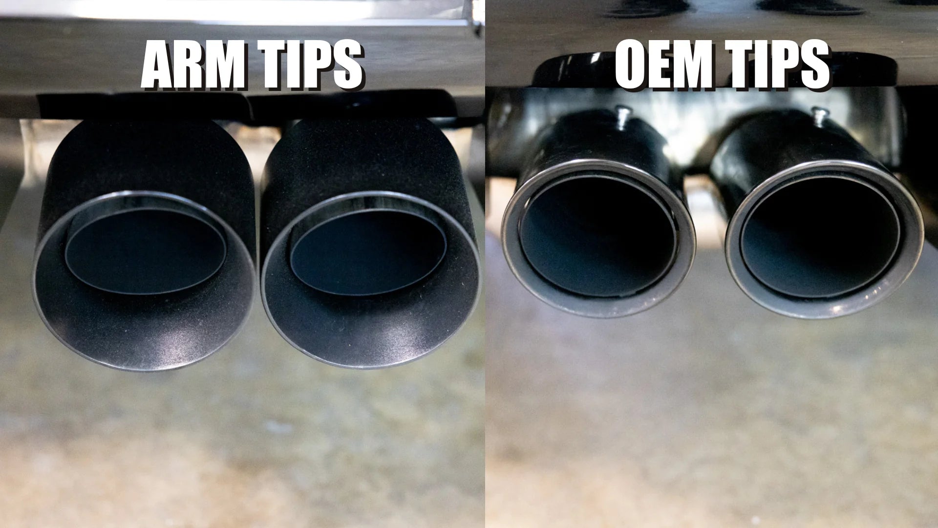 S58 Exhaust Tips For BMW G Series M3 M4 - ARM Motorsports