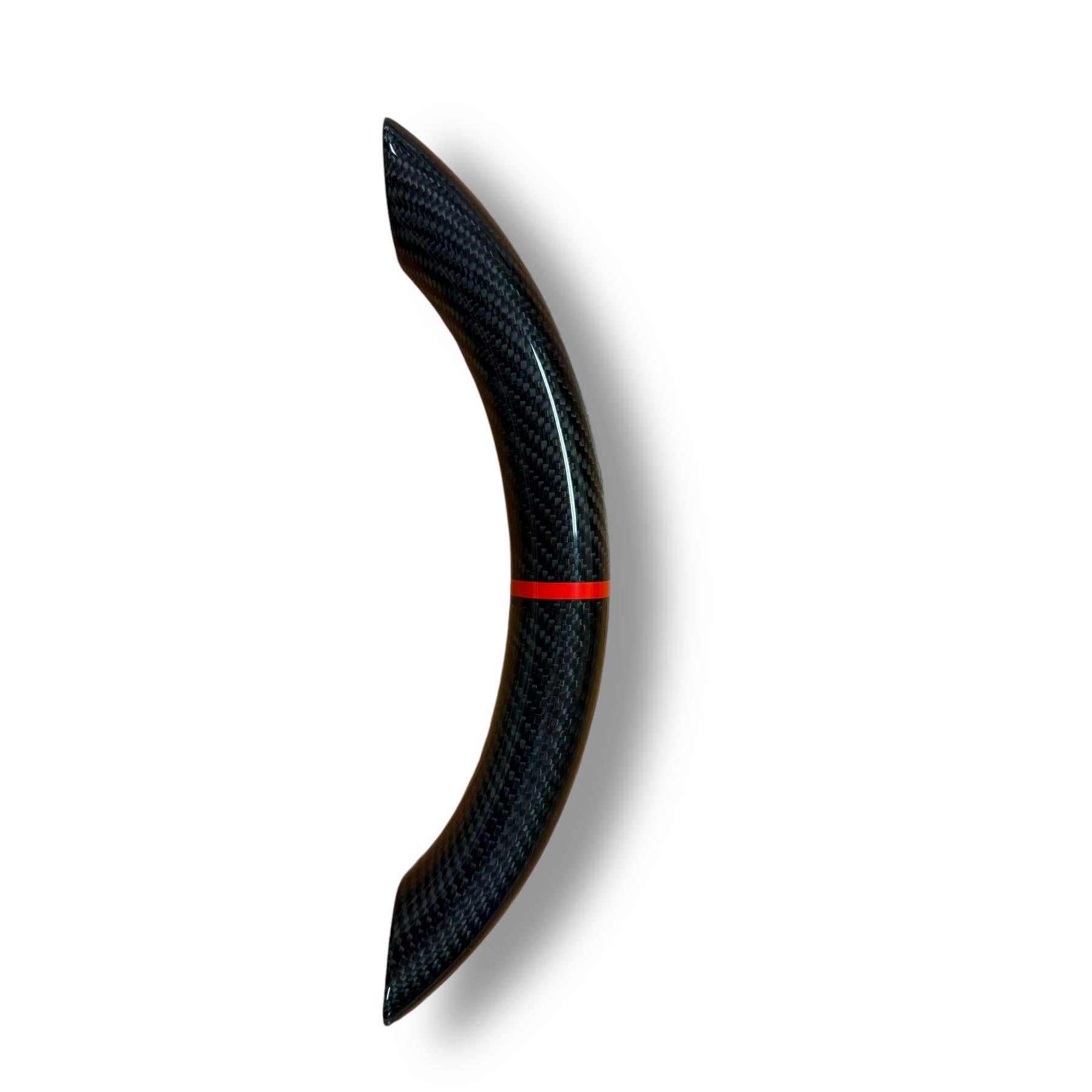 Tesla Model 3 & Y Carbon Fiber Steering Wheel Top Cap | Palenon Performance