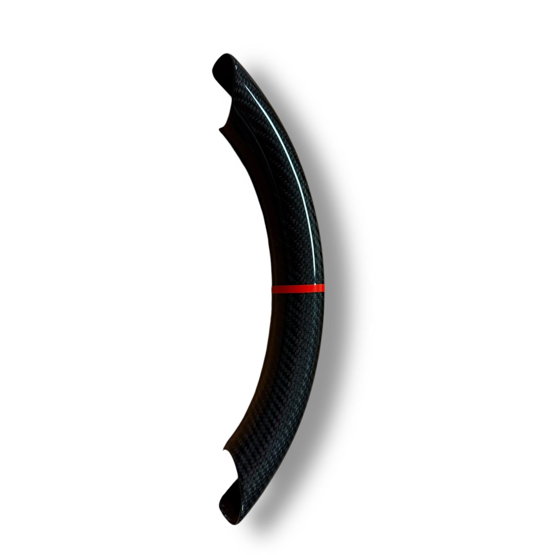 Tesla Model 3 & Y Carbon Fiber Steering Wheel Top Cap | Palenon Performance