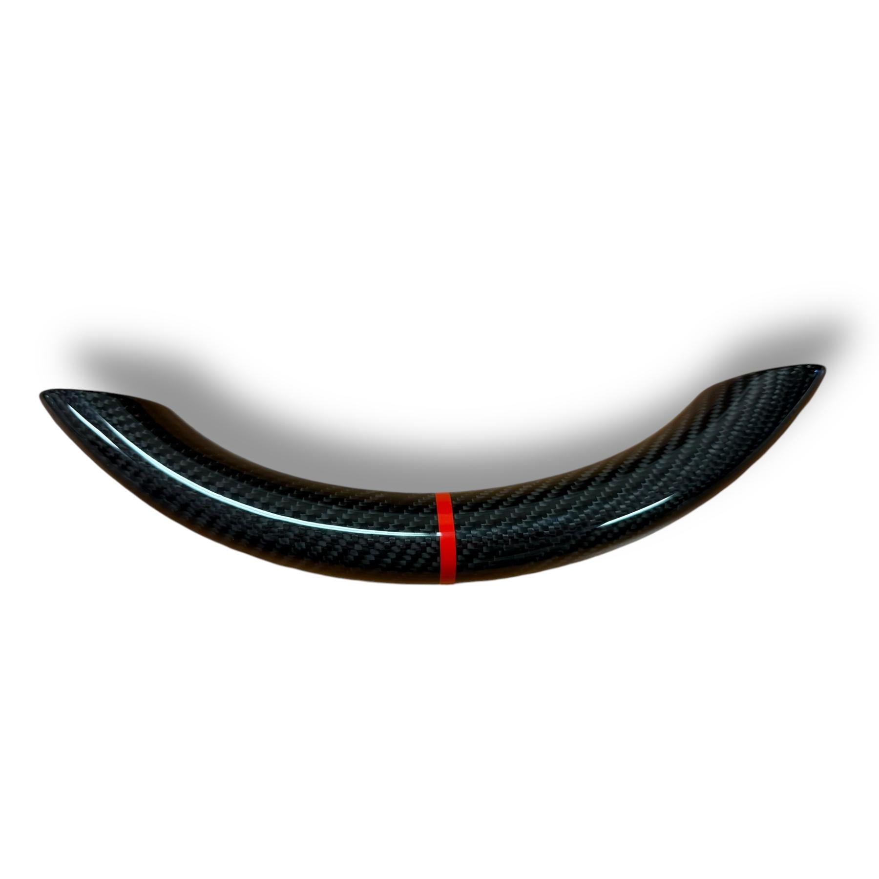 Tesla Model 3 & Y Carbon Fiber Steering Wheel Top Cap | Palenon Performance