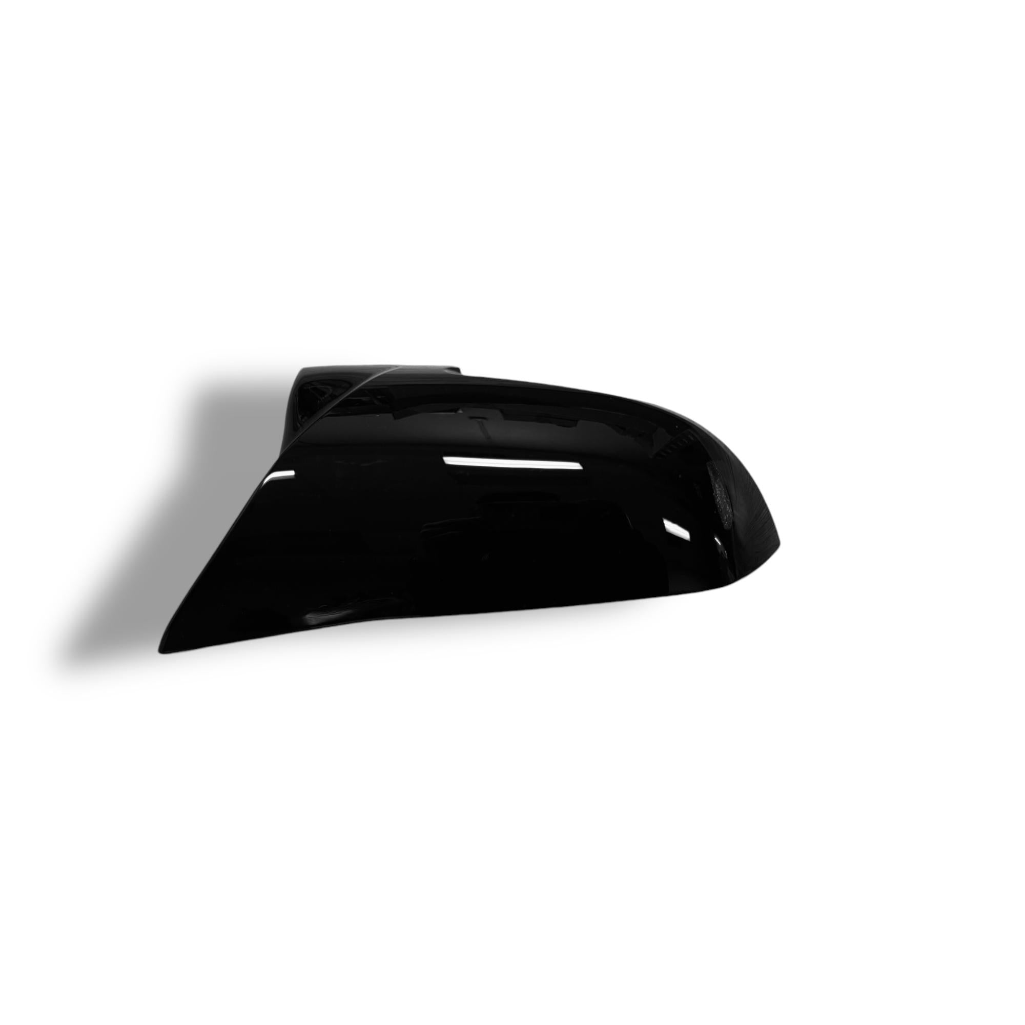 M Style High Gloss Black ABS Mirror Caps - BMW F2X, F3X, F87 M2, E84 X1 | Palenon Performance