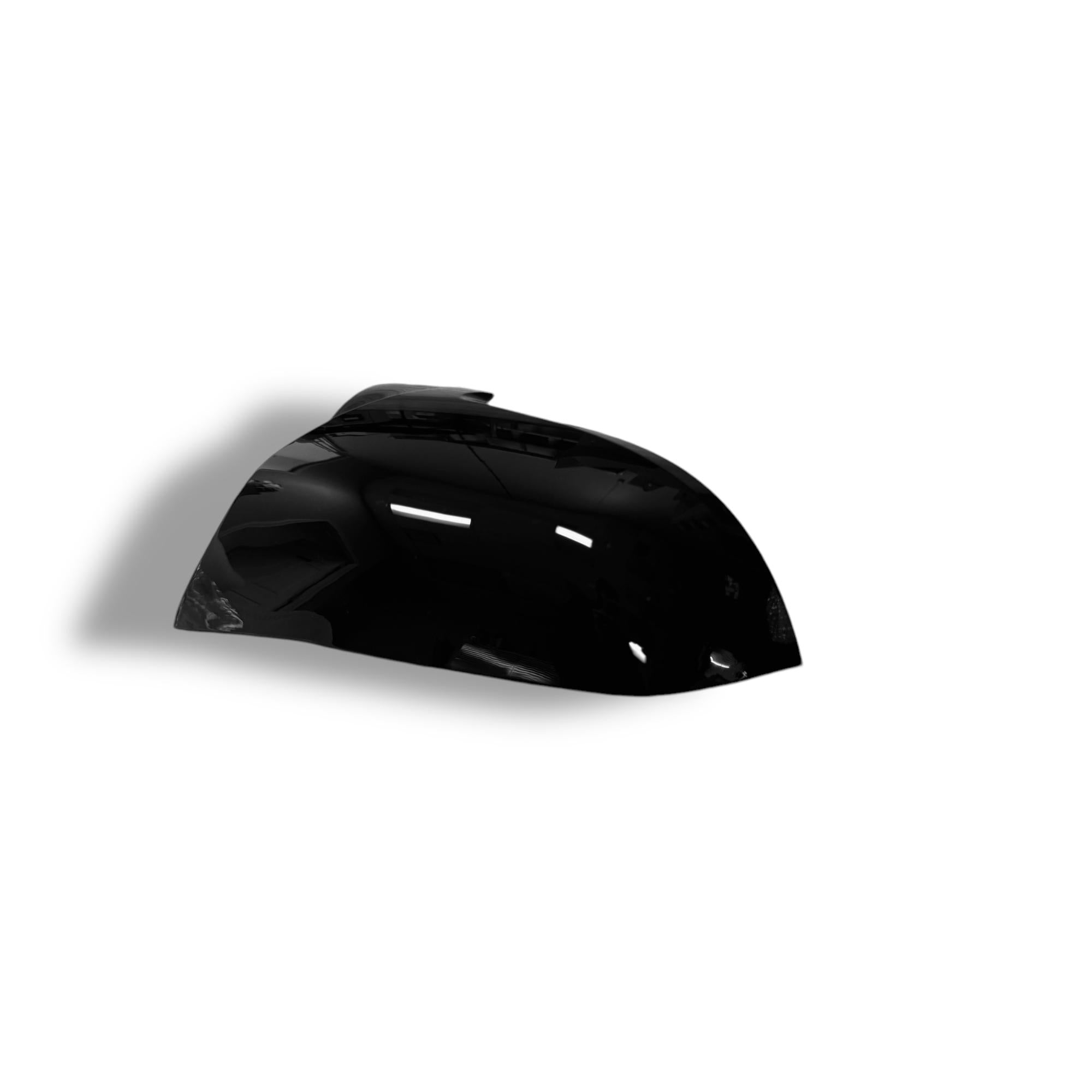 M Style High Gloss Black ABS Mirror Caps - BMW F2X, F3X, F87 M2, E84 X1 | Palenon Performance