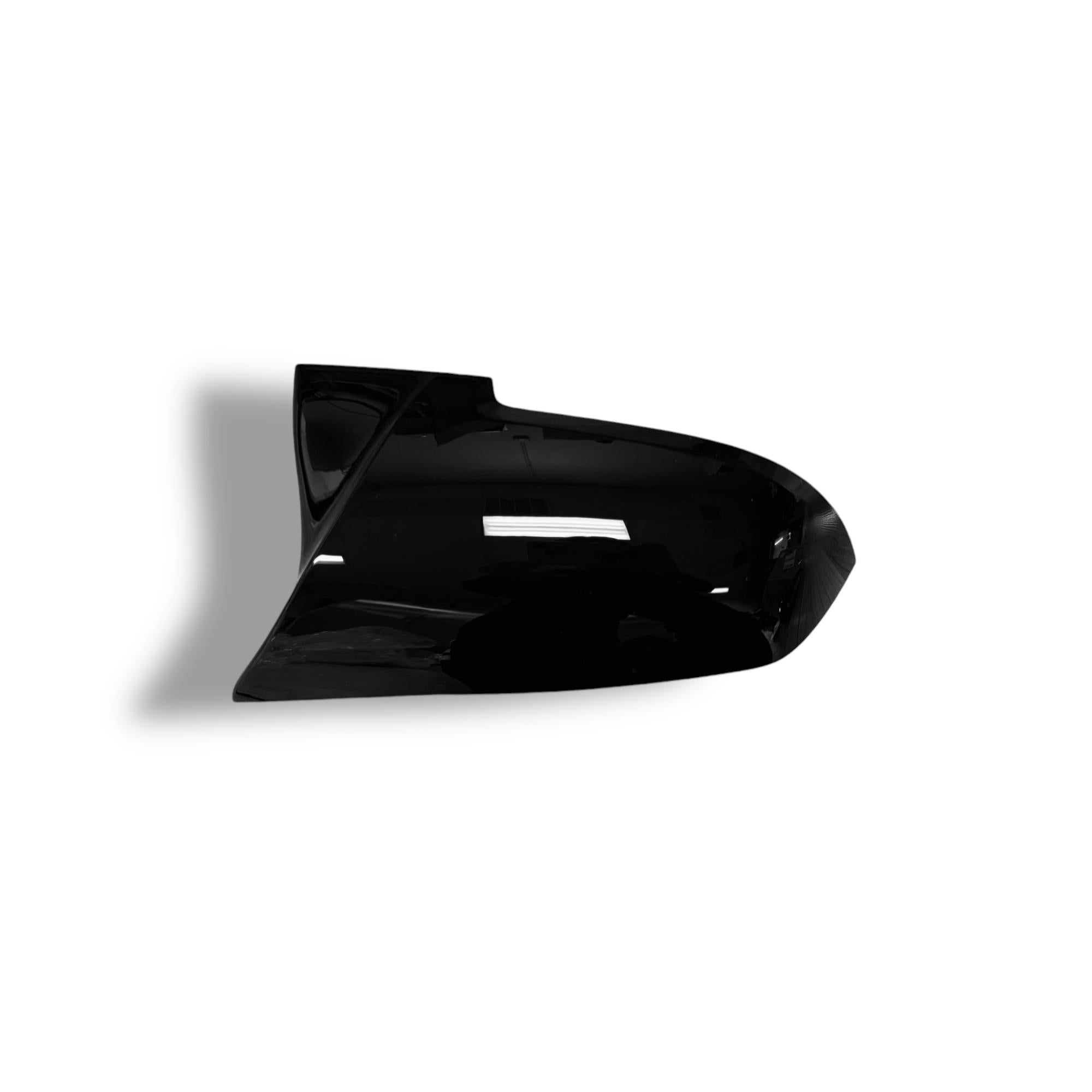 M Style High Gloss Black ABS Mirror Caps - BMW F2X, F3X, F87 M2, E84 X1 | Palenon Performance