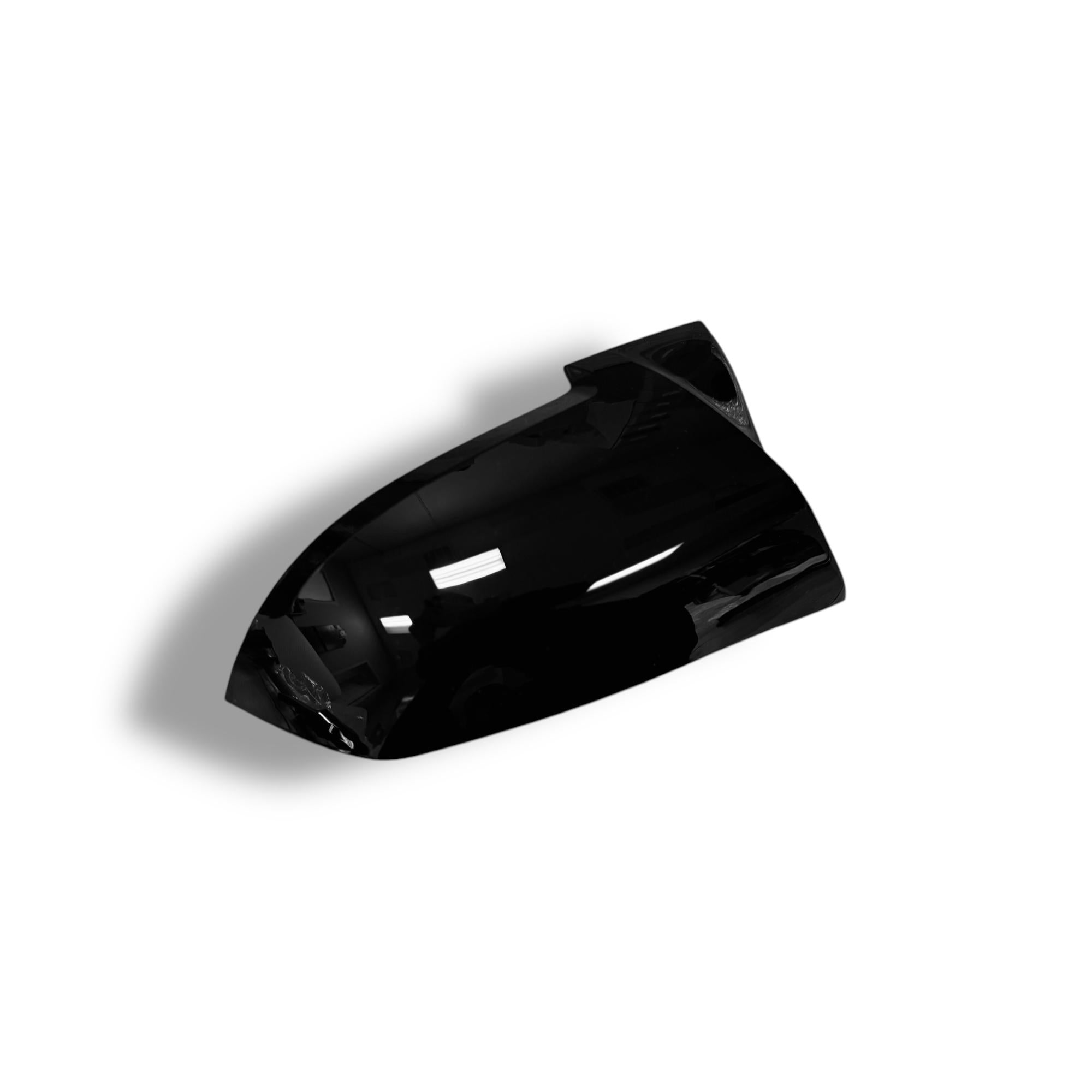 M Style High Gloss Black ABS Mirror Caps - BMW F2X, F3X, F87 M2, E84 X1 | Palenon Performance