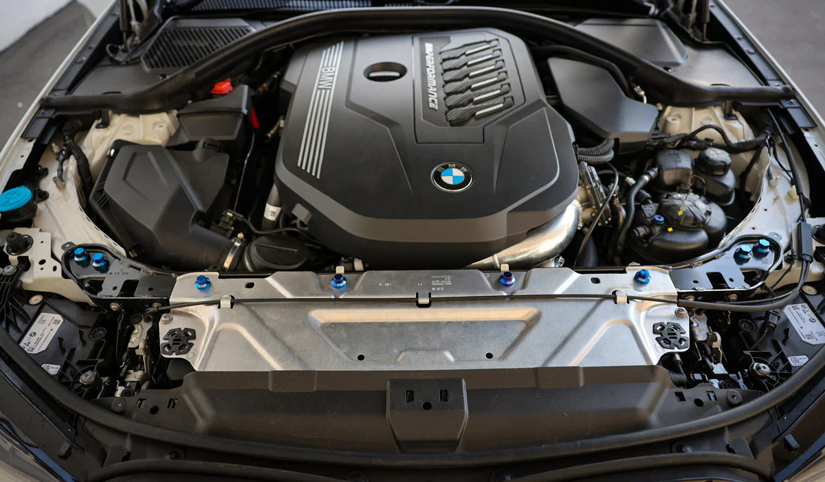 Titanium Front Engine Bay Bolt Kit for BMW G8x & G2x