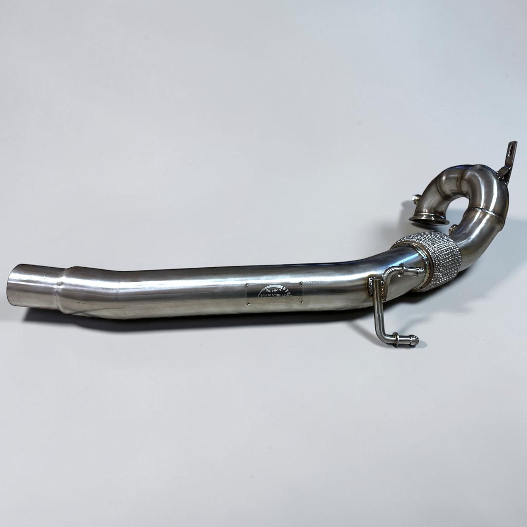 Palenon Performance stainless steel race downpipe for Audi A3 8V with TIG-welded construction and flex section