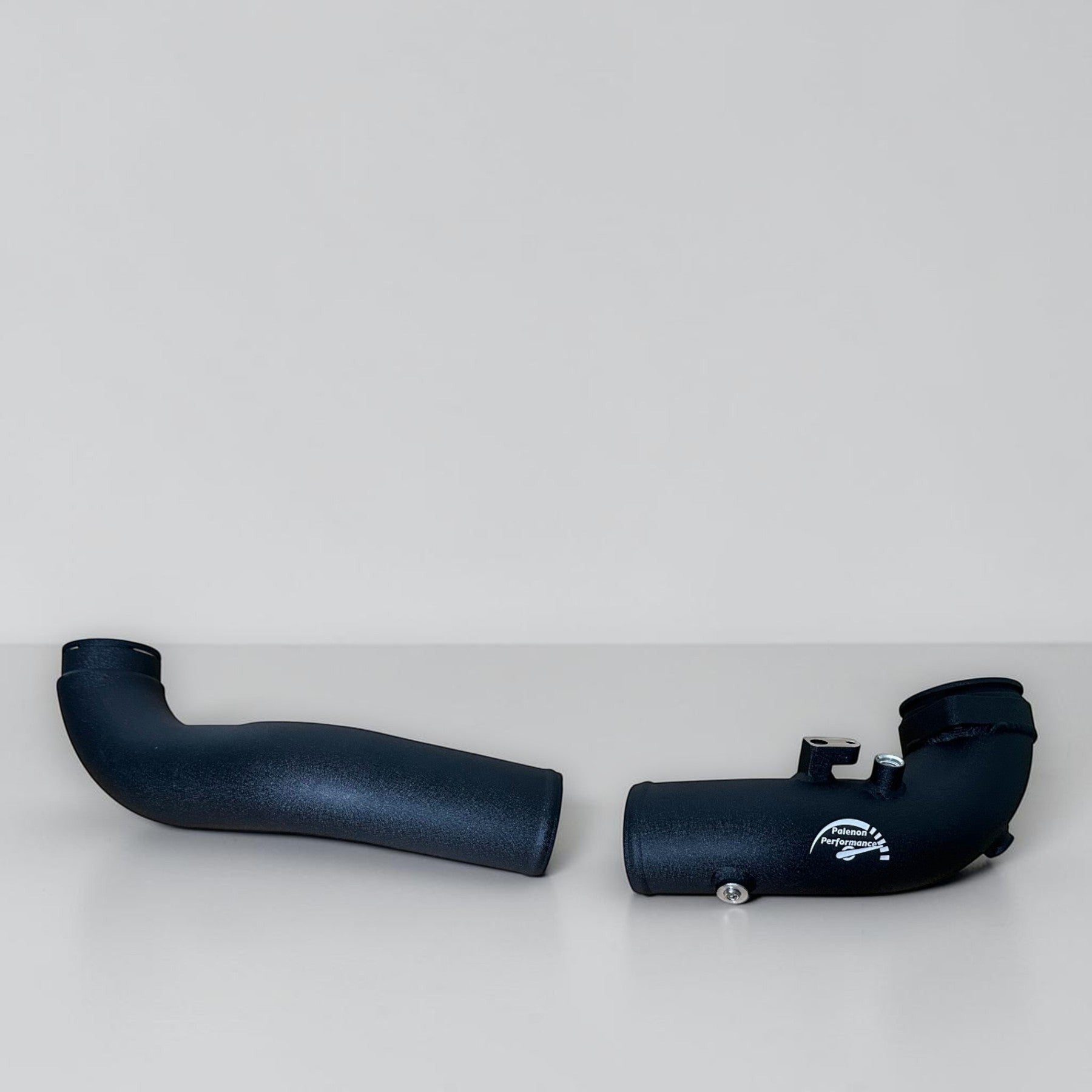 Palenon Performance B58 aluminum charge pipe kit in wrinkle black finish for BMW and Toyota Supra engines