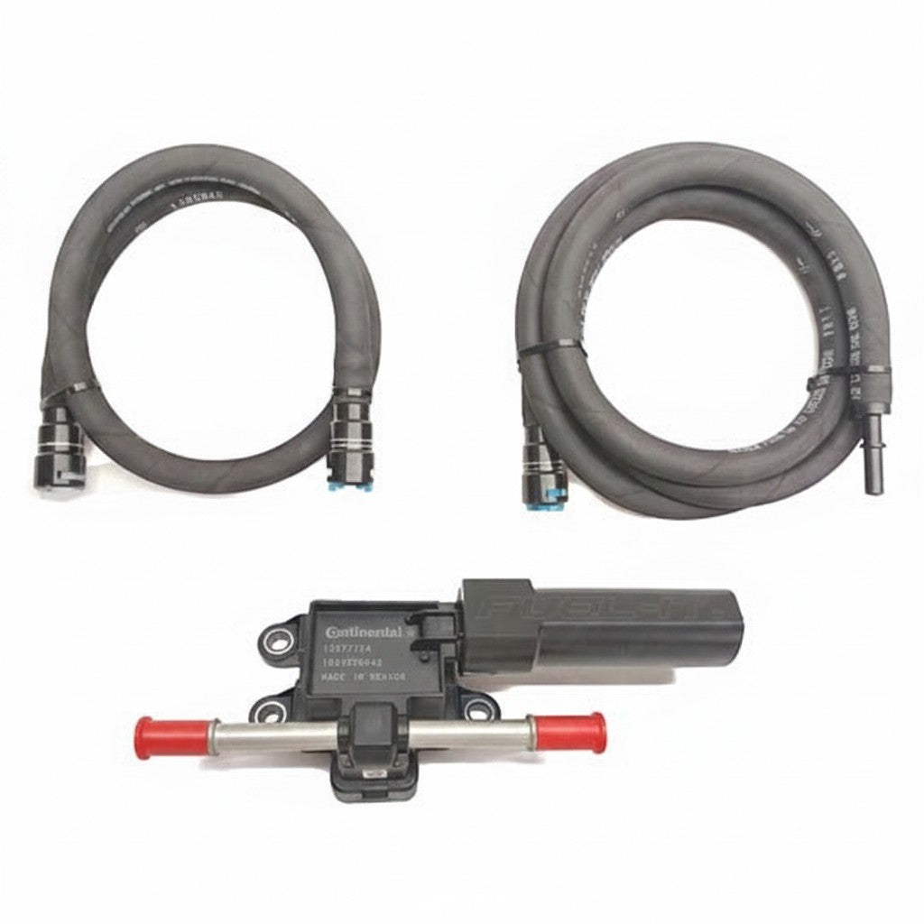Palenon Performance Bluetooth flex fuel kit for BMW F Chassis N55, includes fuel lines and ethanol content sensor.