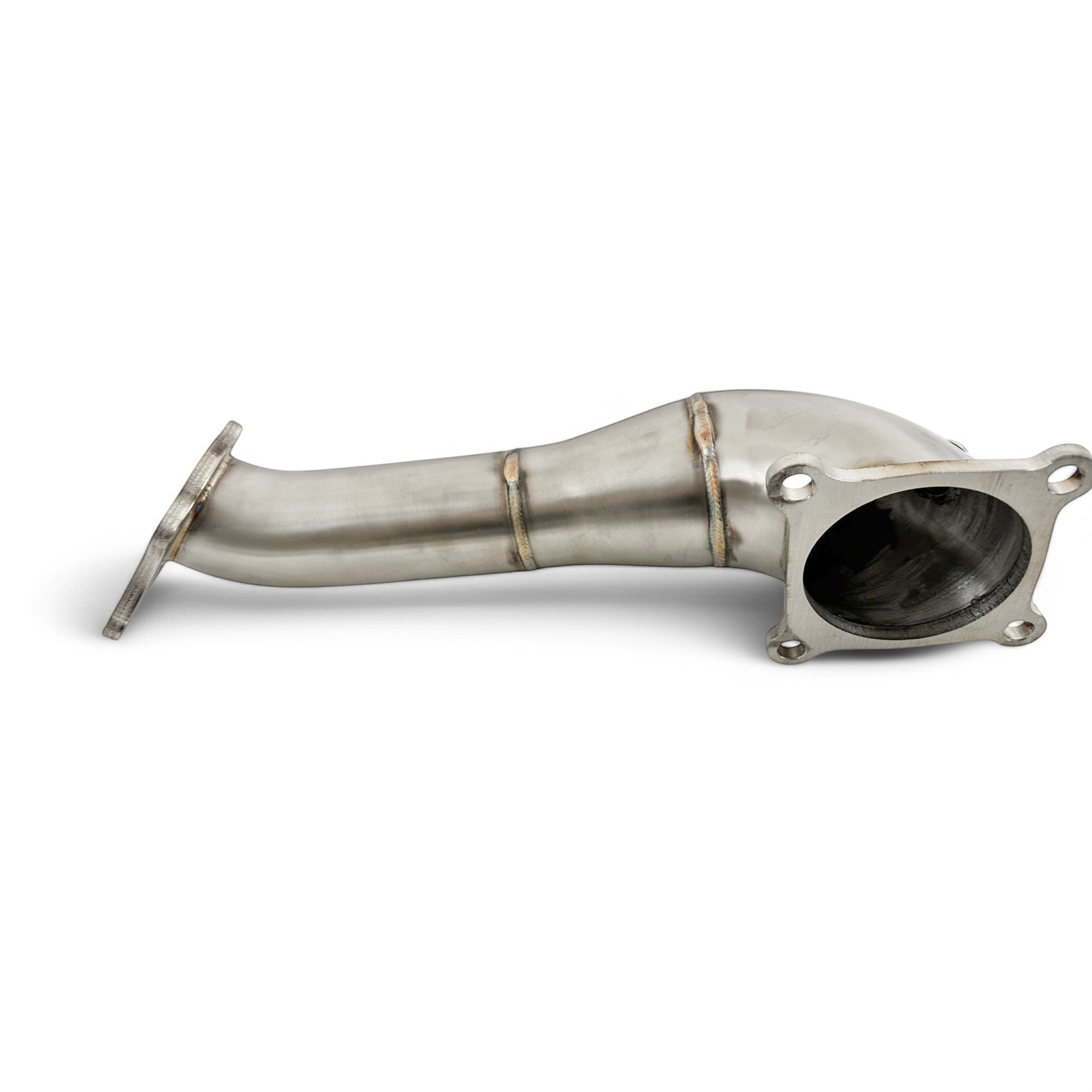 Palenon Performance stainless steel race downpipe for Honda Civic Type-R and Accord 2.0T with polished finish