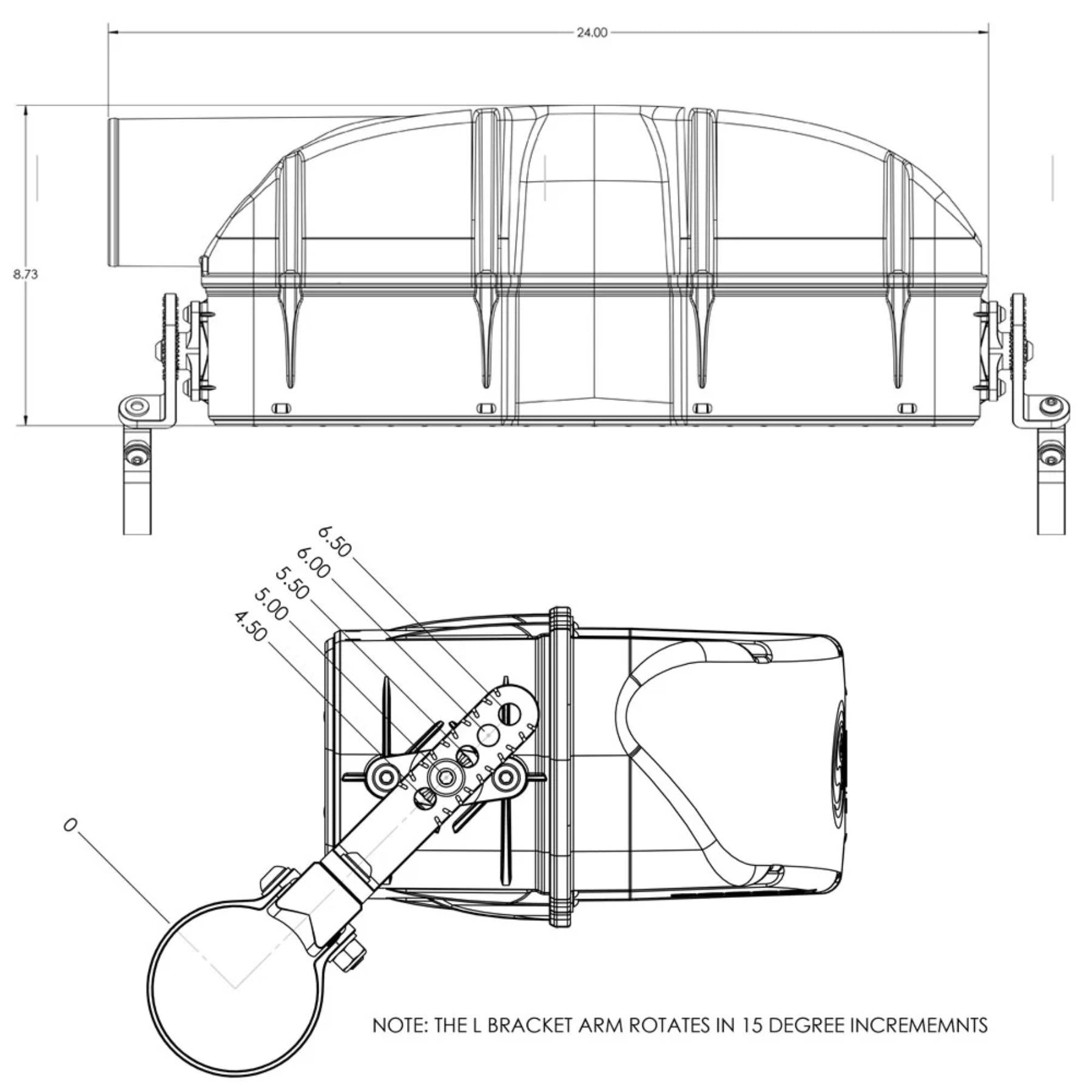 S&B 2016-2023 Polaris RZR XP Turbo / Turbo S Particle Separator