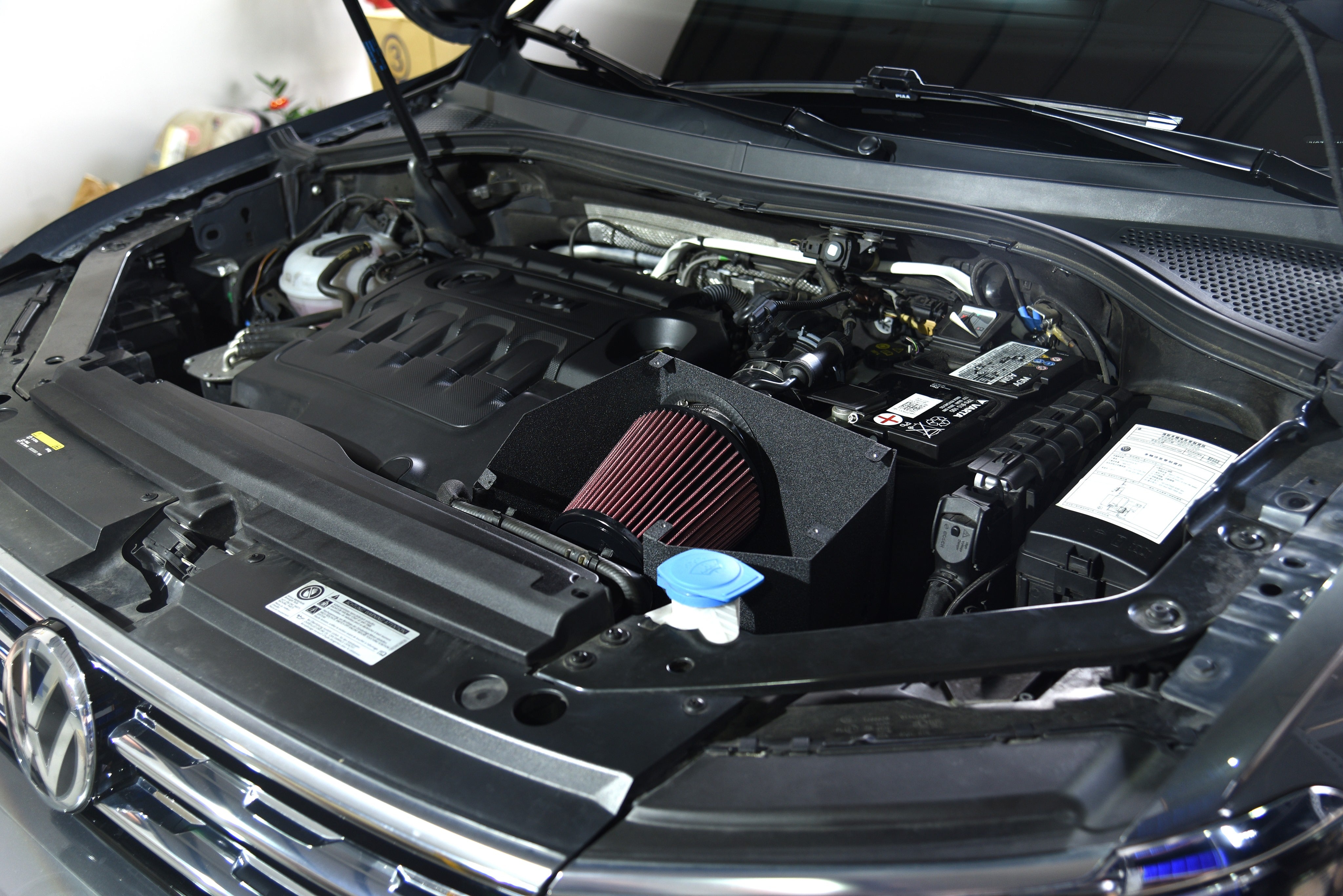 Cold Air Intake System installation in VW car