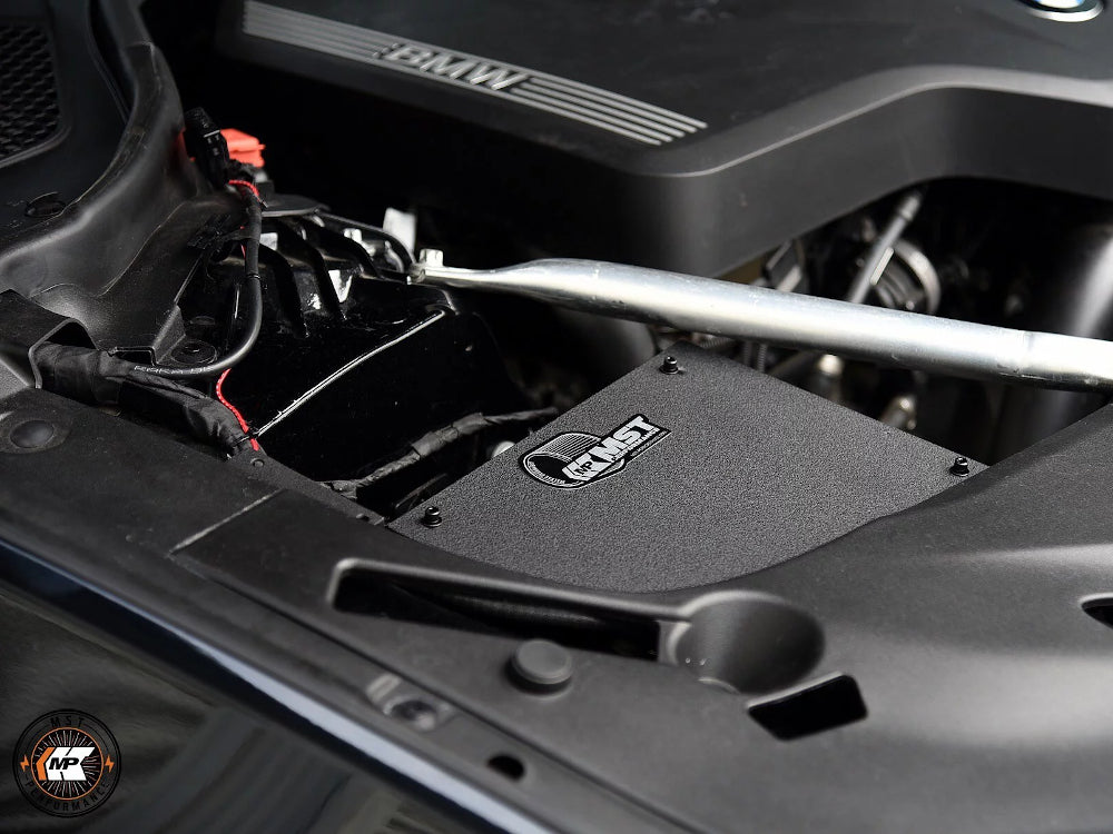 BMW 530i Cold Air Intake System after full installation