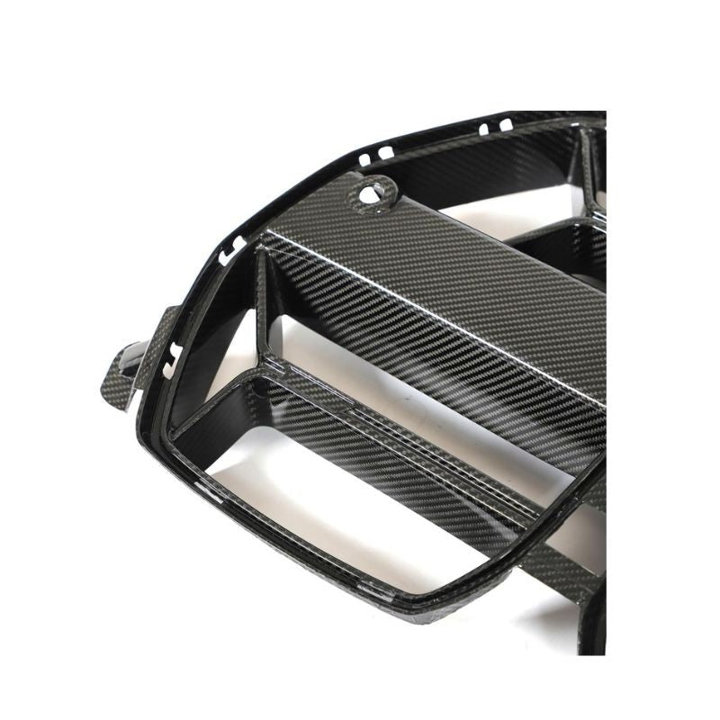Carbon Fiber Front Kidney Grille Without ACC