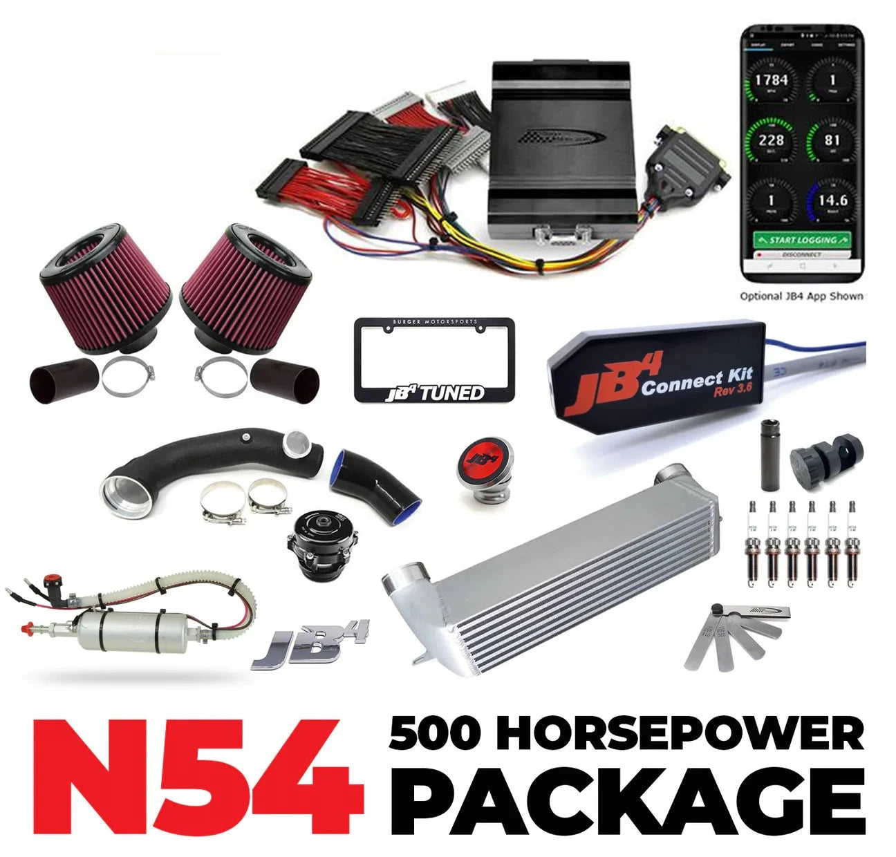 BMS 500 Horsepower Package for N54 BMW 135i, 335i