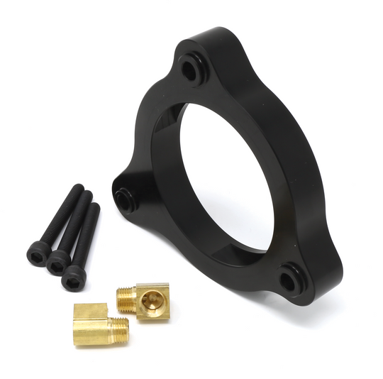 B58 Billet Water Injection Spacer with black nut