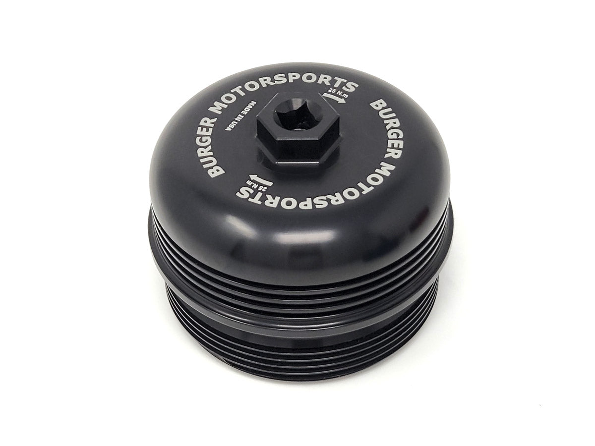 BMS Billet BMW Oil Filter Cap  Black