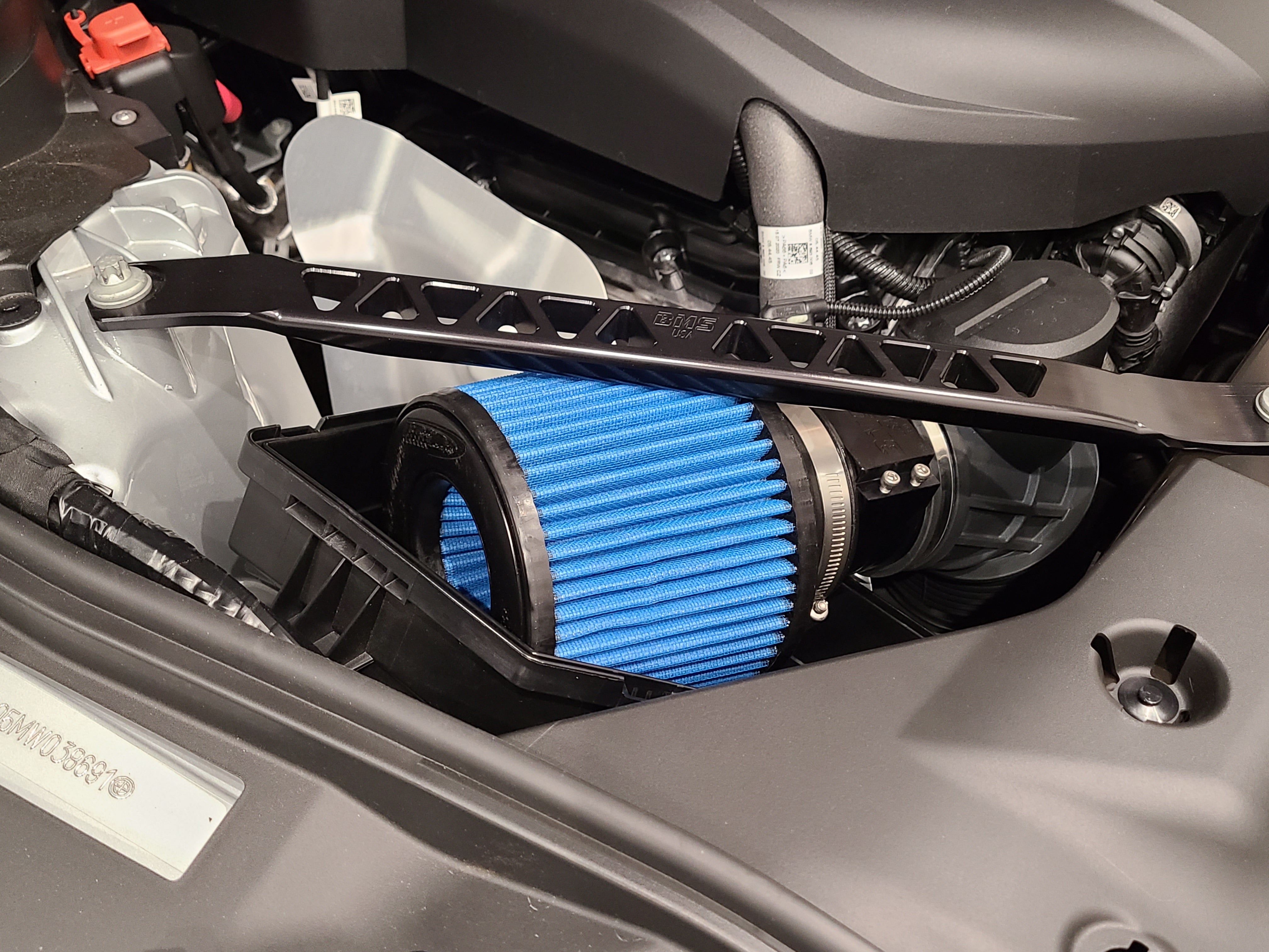 BMS Billet Blue Intake installation