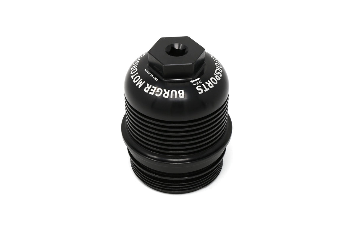 BMS Billet Oil Filter Cap black Color