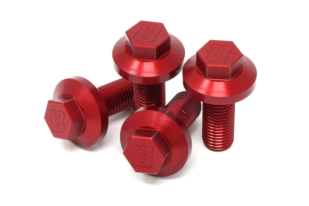 BMS Billet Strut/Cross Brace Bolts red color