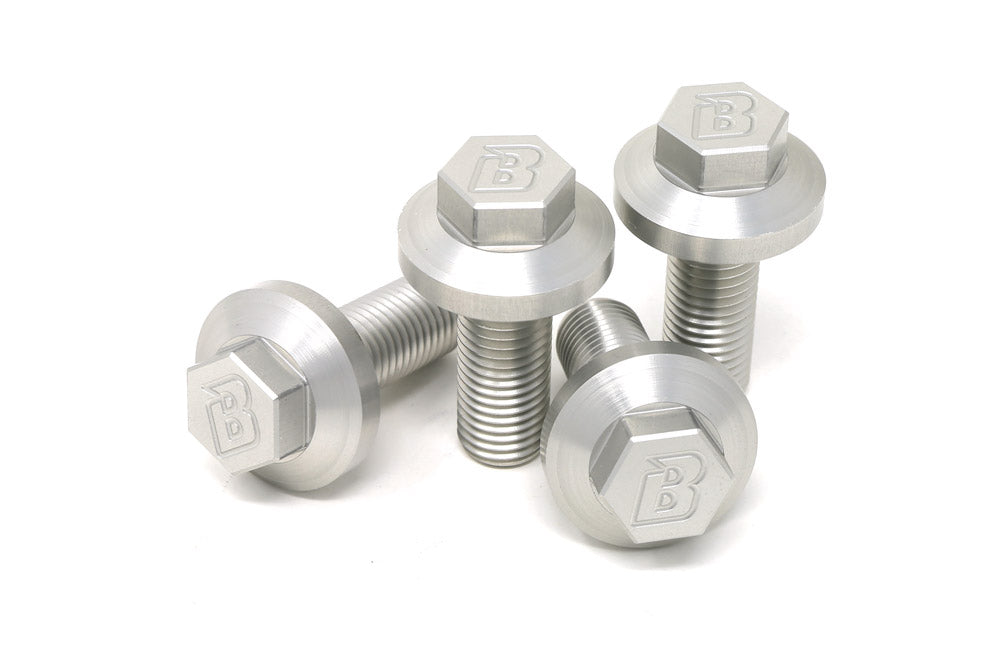 BMS Billet Strut/Cross Brace Bolts silver color