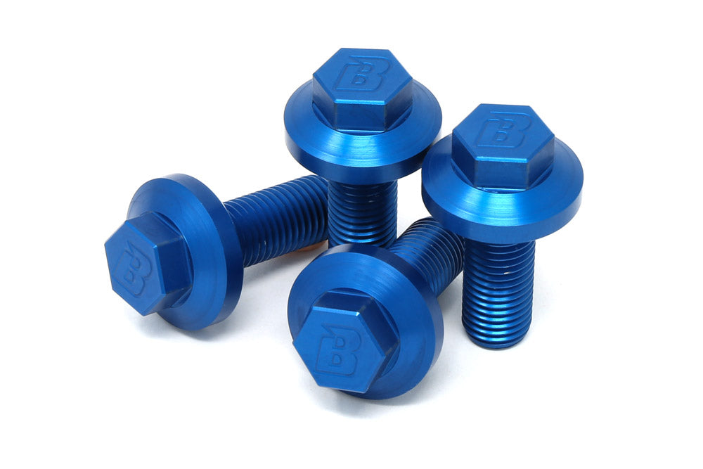 BMS Billet Strut/Cross Brace Bolts Blue Color