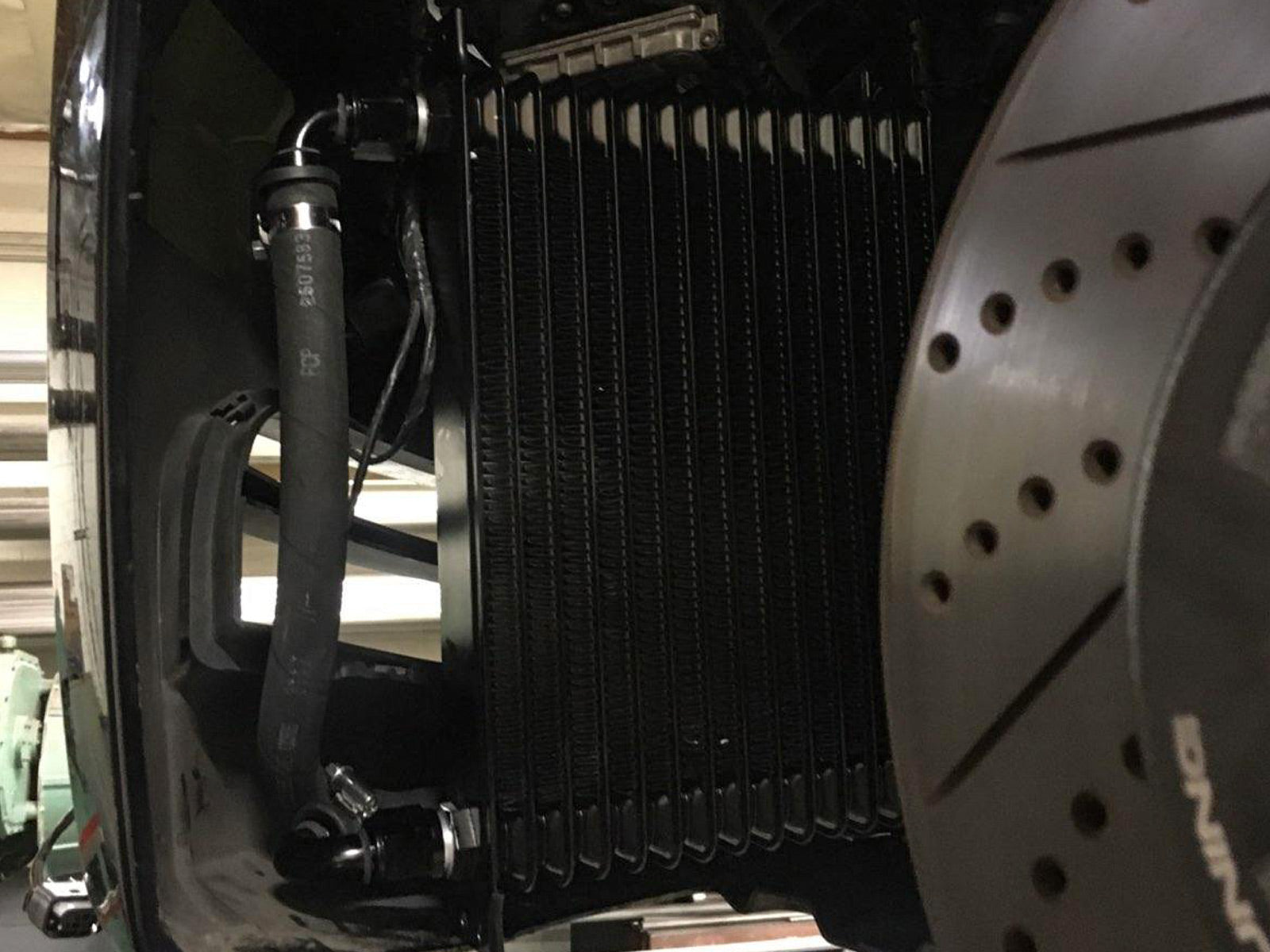BMS E Chassis N54/N55 BMW Transmission Oil Cooler Close View