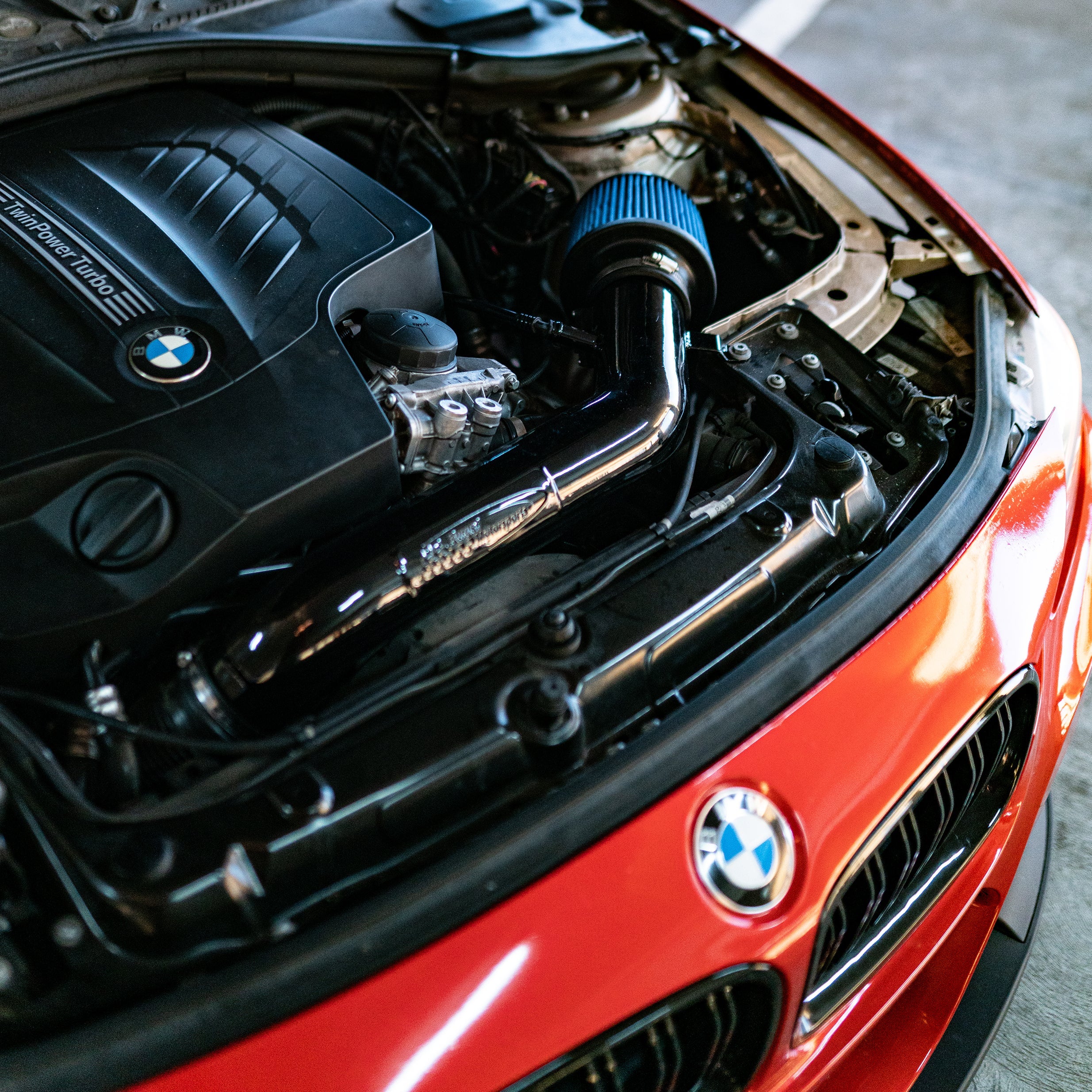 BMS Elite Aluminum BMW F30 N55 Performance Intake intsllation