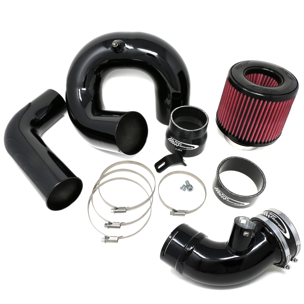BMS Elite F Chassis B58 BMW Front Mount Intake red color full set