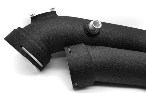 BMS F30 N55 Replacement Aluminum Charge Pipe close view