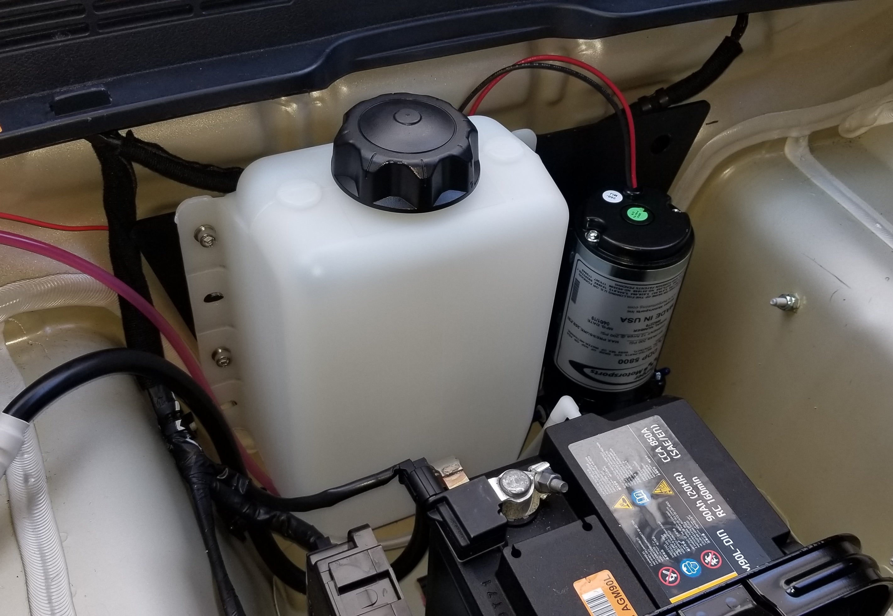 BMS Stealth Water Injection Bracket Installation View