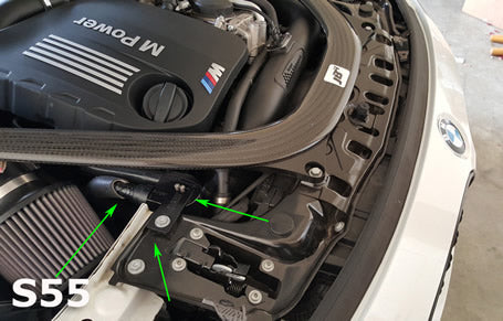 BMS Turbo Double Baffle Oil Catch Can installation