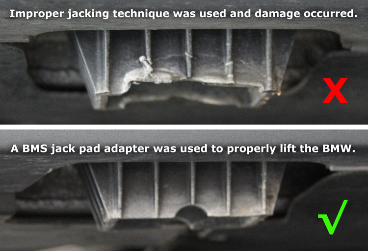 BMW / MINI Floor Jack Pad Adapter installation