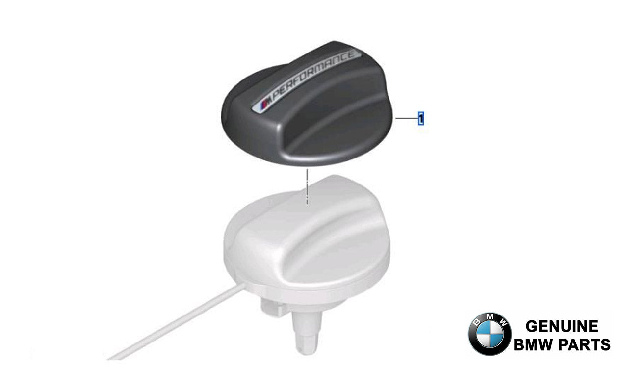 BMW M Performance Carbon Fiber Gas Cap pairs