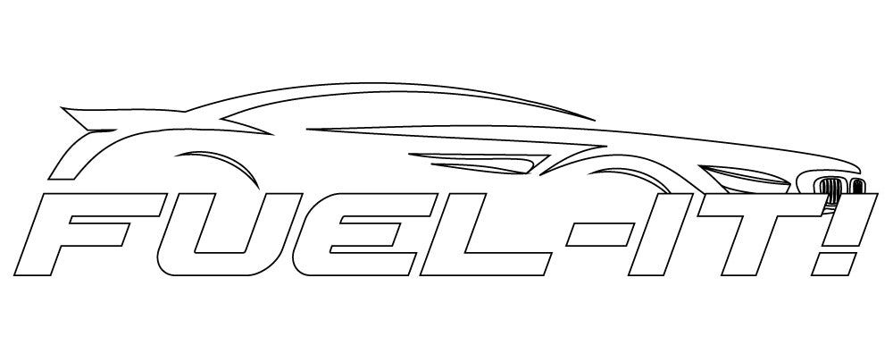 Fuel-It Logo Sticker Sheet alpine white