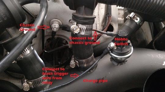 4psi Hobbs switch with chassis ground wire
