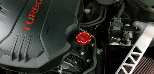 Billet Oil Filler Cap installation