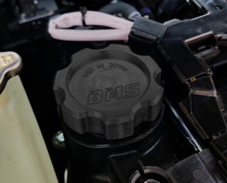 Black Billet Oil Filler Cap Installation